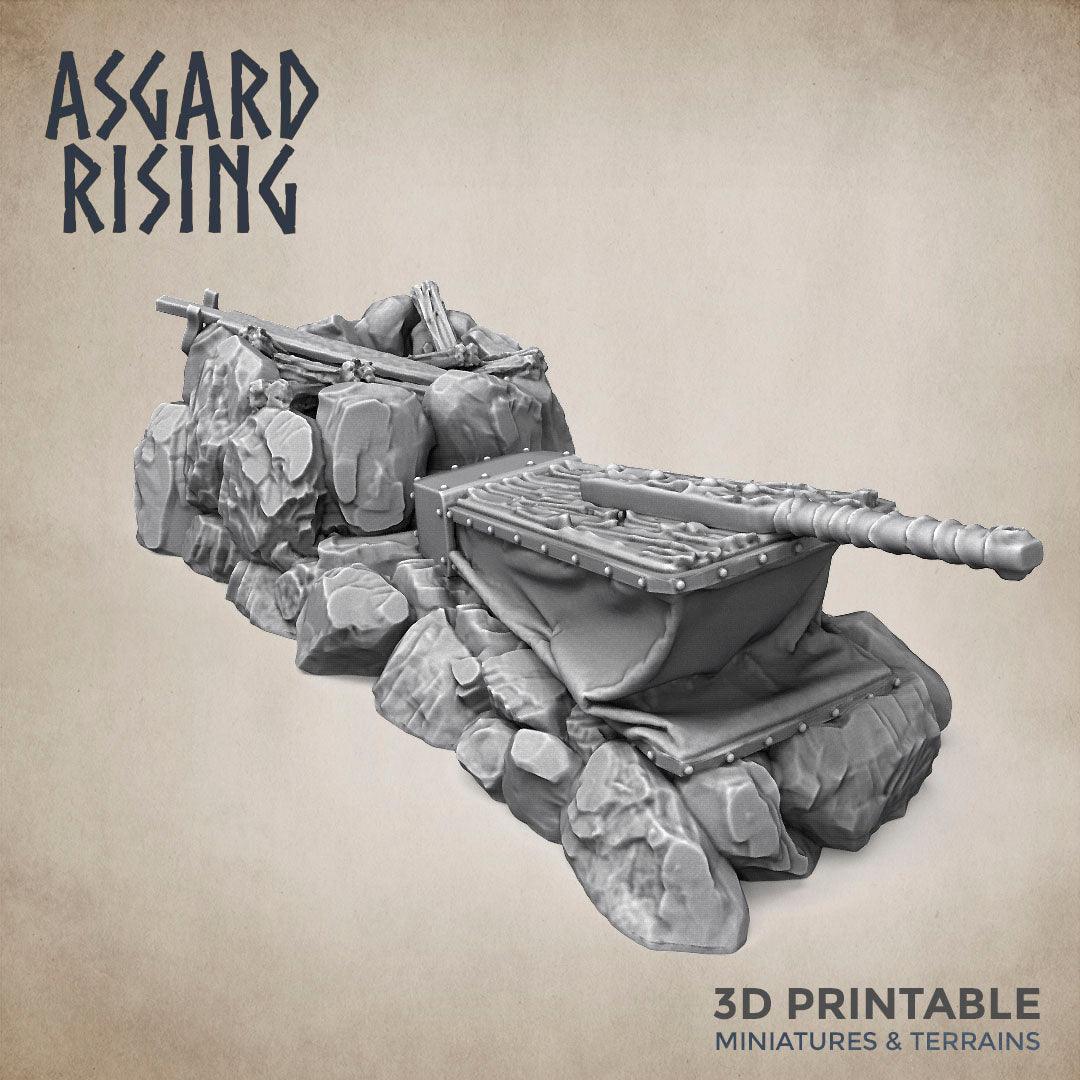 3D Printed Asgard Rising Blacksmith Forge Anvil Props Set 28 32 mm Wargaming DnD