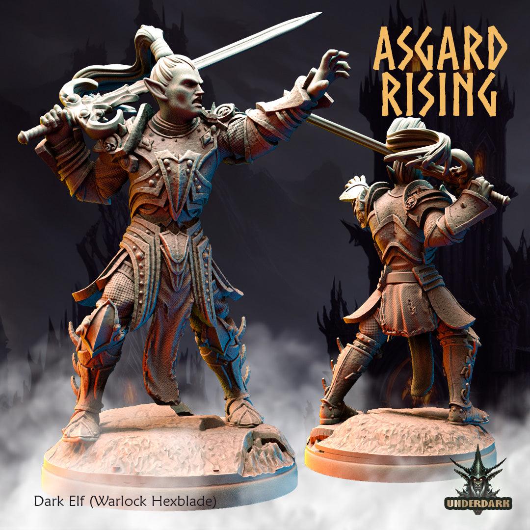 3D Printed Asgard Rising Dark Elves 28 32 mm Wargaming DnD