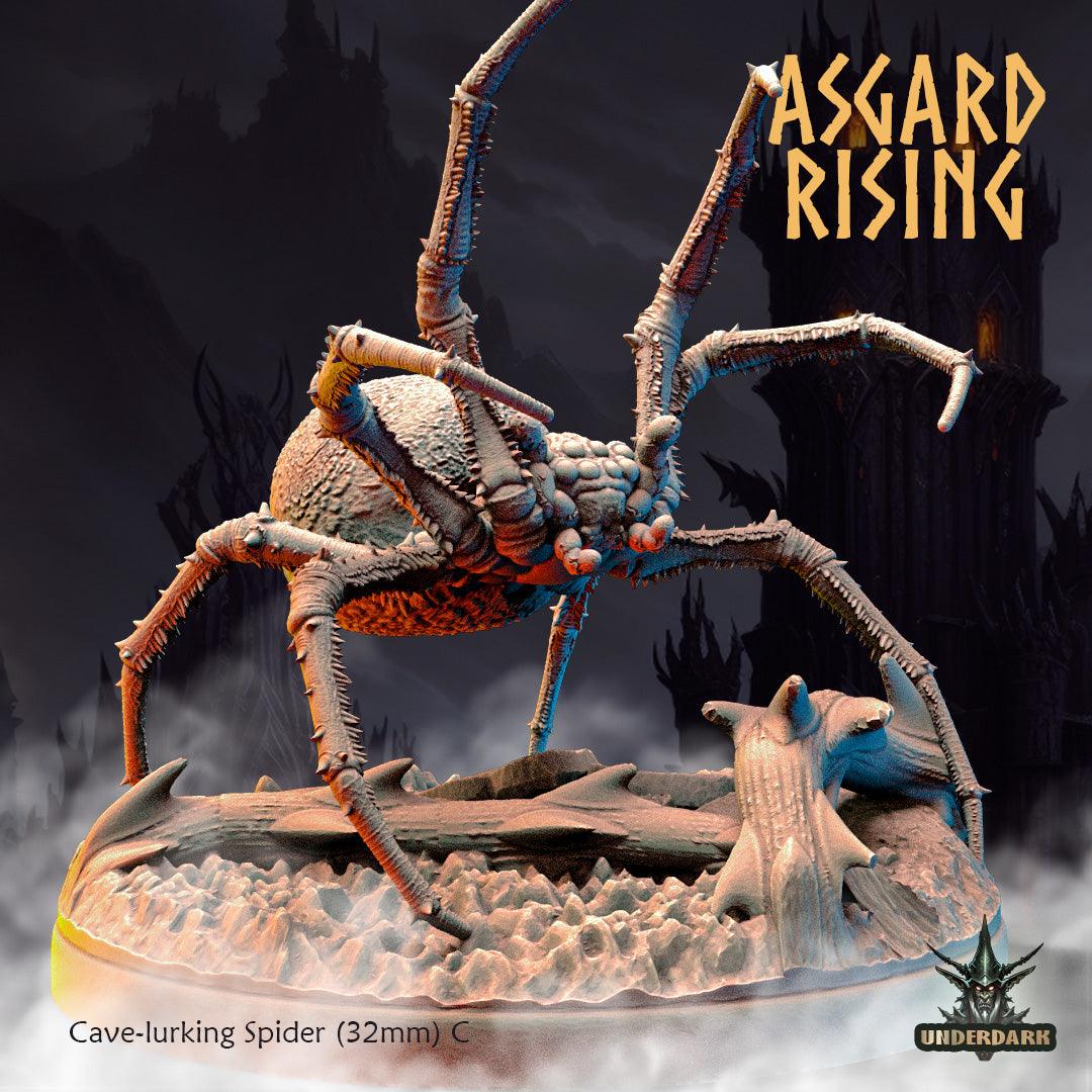 3D Printed Asgard Rising Cave-Lurking Spiders Set 2 28 32 mm Wargaming DnD