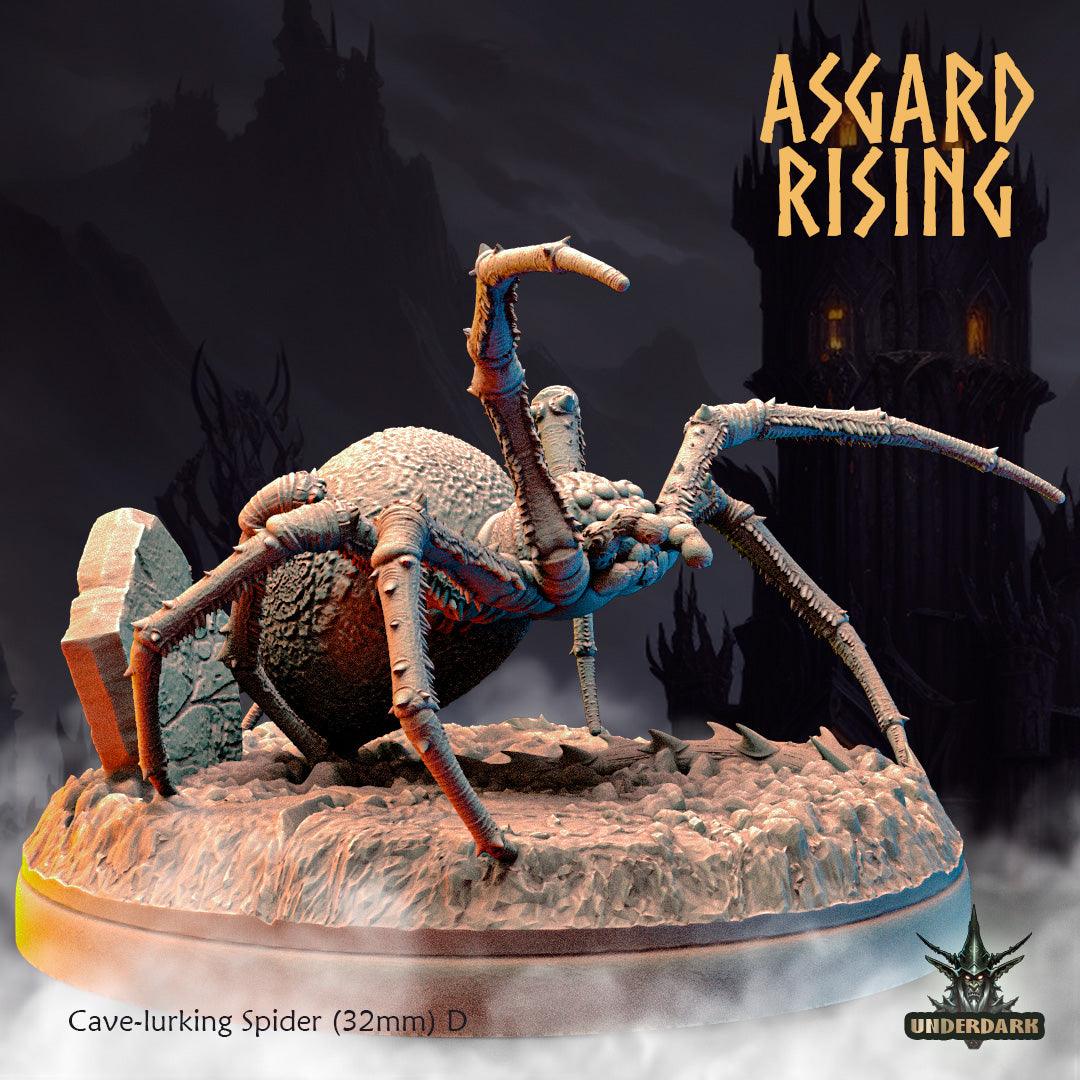 3D Printed Asgard Rising Cave-Lurking Spiders Set 2 28 32 mm Wargaming DnD