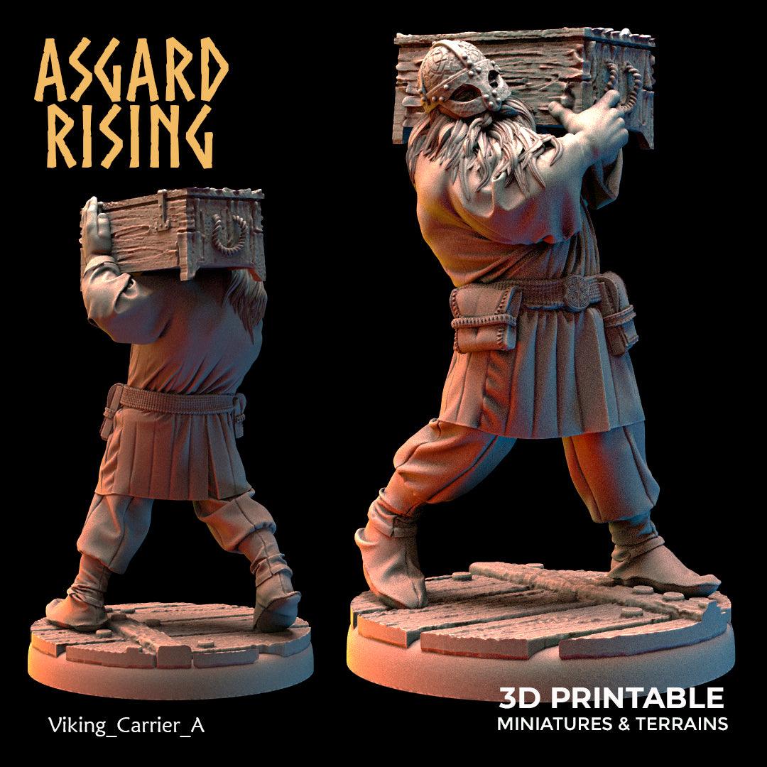 3D Printed Asgard Rising Viking Sailors Crew 28 32 mm Wargaming DnD