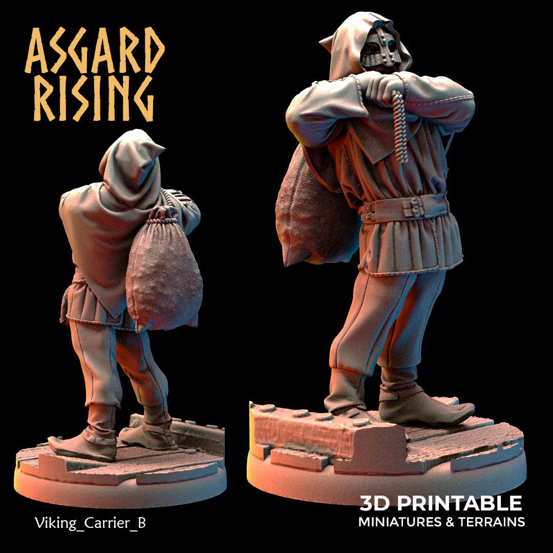 3D Printed Asgard Rising Viking Sailors Crew 28 32 mm Wargaming DnD