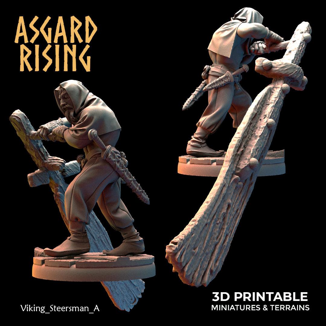 3D Printed Asgard Rising Viking Sailors Rowers 28 32 mm Wargaming DnD