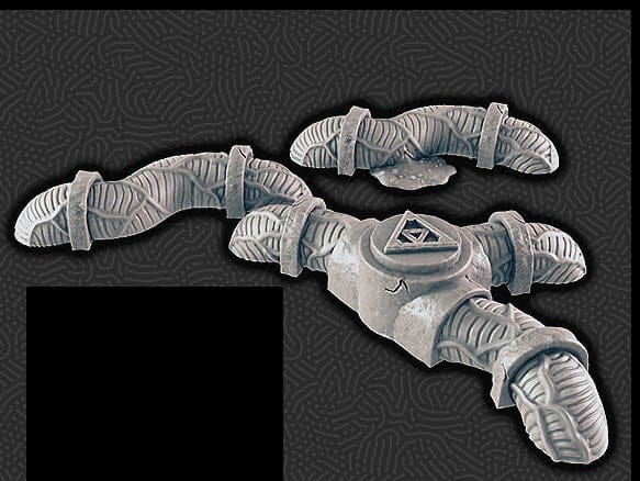 3D Printed EC3D Designs Terrain Set A Den of Alien Evil 28 32mm D&D