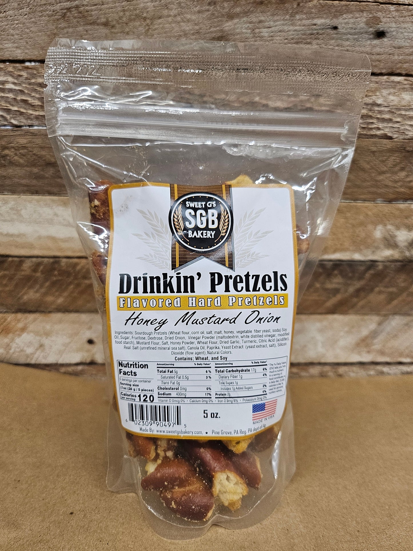 Drinkin' Pretzel - Honey Mustard & Onion