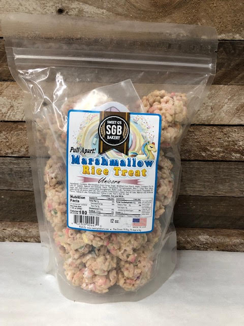 Marshmallow Unicorn Crispy Pull Apart Treats